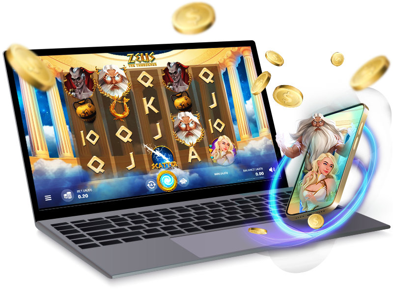 Zeus Thunderer pokie at Ripper Casino